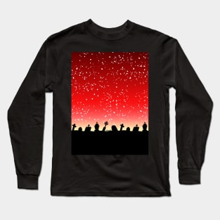 Vampire Cemetery Long Sleeve T-Shirt